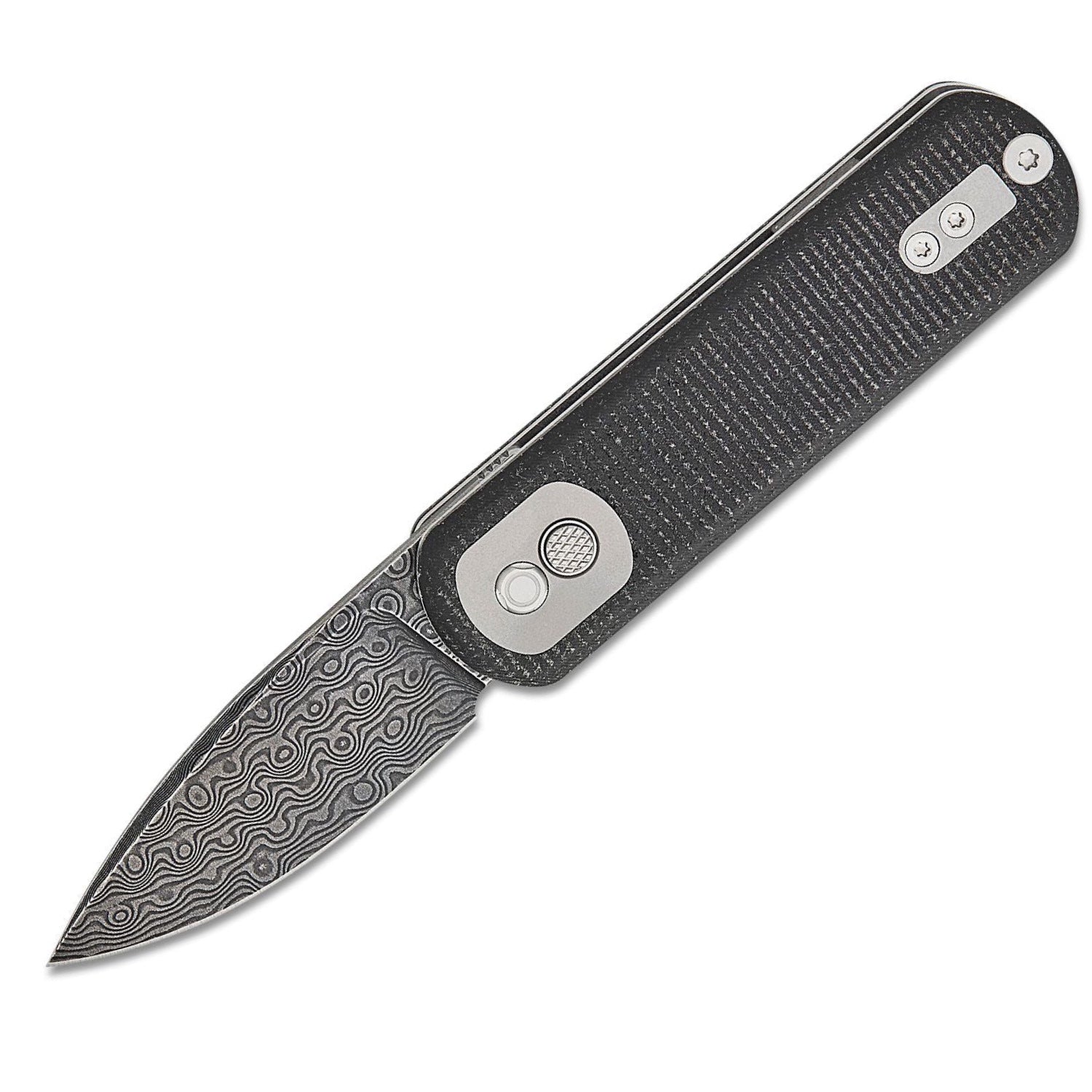 Vosteed Knives Corgi Pup Trek Lock 2.37" Damascus